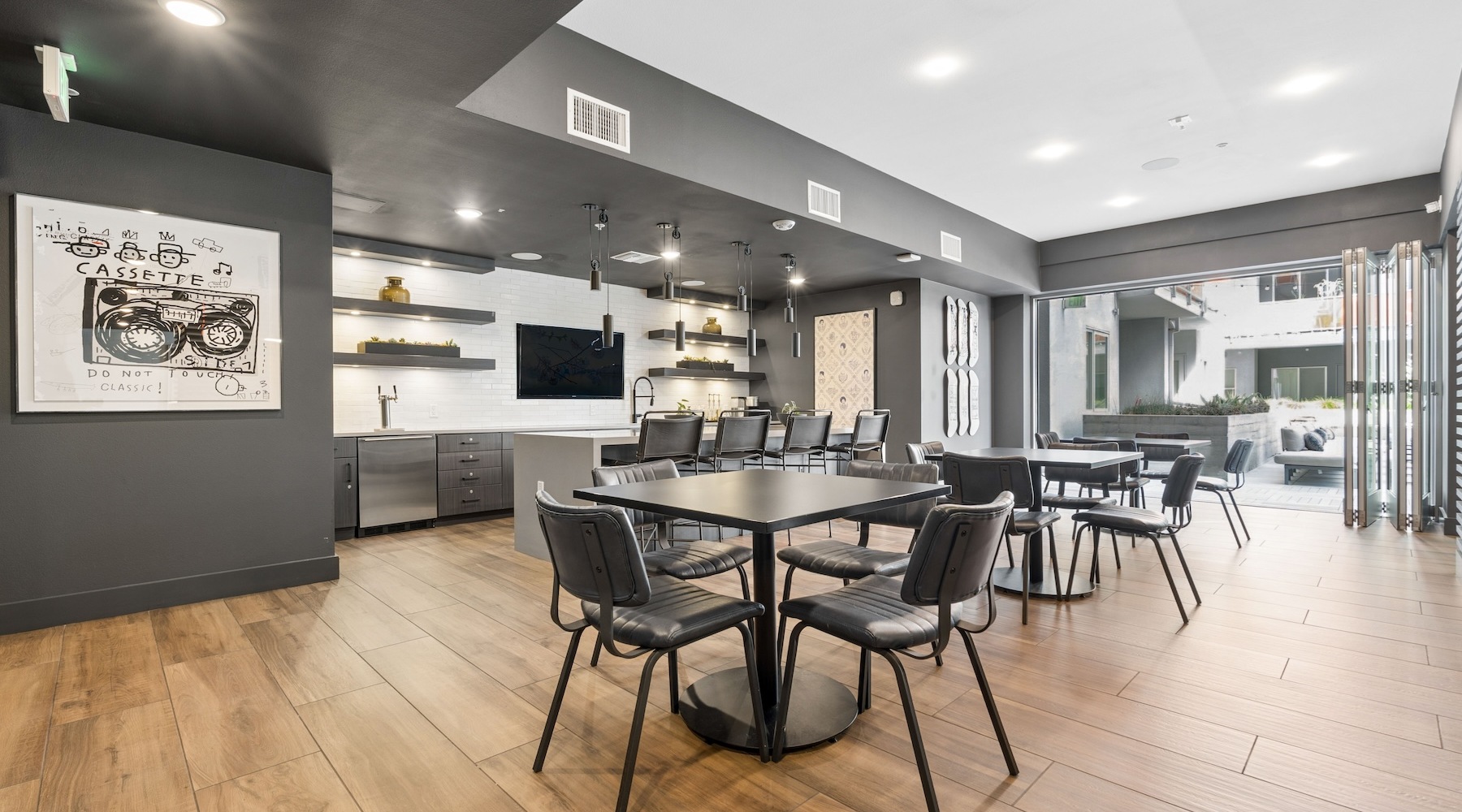 clubhouse with demonstration kitchen